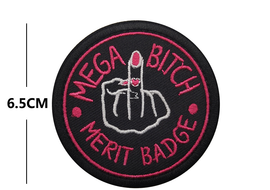 Mega Bitch Merit Badge - Embroidered