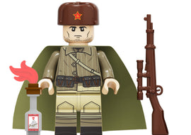 WWII - Russian Army Conscripts - 4 Man Squad - Mil-Blox - Mil-Blox