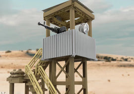Guard Tower With .50 Cal - Tan - Mil-Blox - Mil-Blox