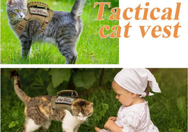 Tactical Small K9 / Cat Harness - Tan