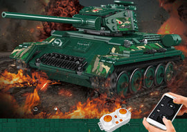 WWII - Remote Controlled Russian T-34 Tank - Mil-Blox - Mil-Blox