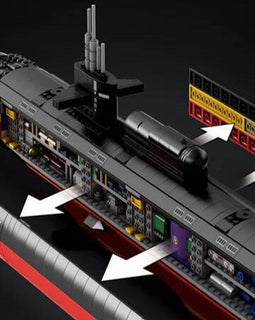 Los Angeles Class Nuclear Attack Submarine - Legendary Series - Mil-Blox - Mil-Blox