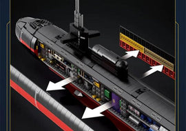 Los Angeles Class Nuclear Attack Submarine - Legendary Series - Mil-Blox - Mil-Blox