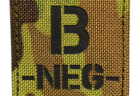 Reflective Fabric B NEG Patch Multicam