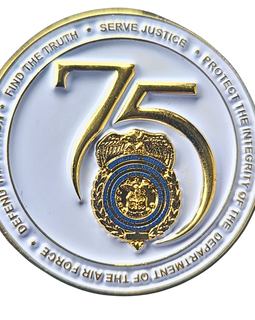 OSI 75th Anniversary Challenge Coin