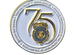 OSI 75th Anniversary Challenge Coin