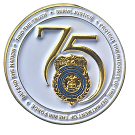 OSI 75th Anniversary Challenge Coin
