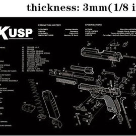 HK USP Gun Cleaning Mat