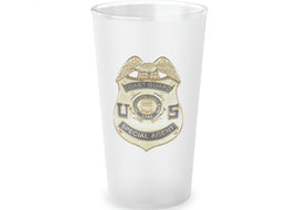 CGIS Badge - Frosted Pint Glass, 16oz