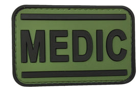 Medic PVC Patch - Black and Green
