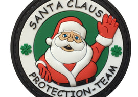 Santa Claus Protection Team PVC Patch