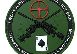 Sniper Poker PVC Patch Forest