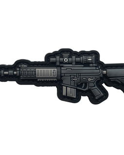 3D GUN PVC PATCH - AR 15 Black