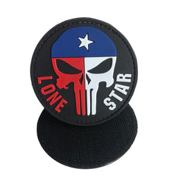 Lone Star Texas Skull Patch - PVC