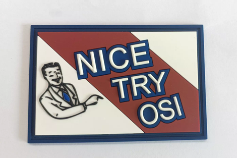 Nice Try OSI Patch - PVC
