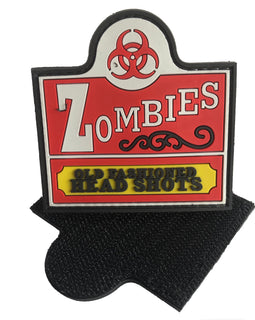 Biohazard Zombies Old Fashioned Head Shots PVC Patch