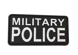 Military Police PVC Patch Black and White