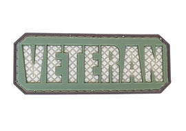 Veteran Tab - Green - PVC Patch - Tactically Suited