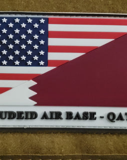 Al Udeid - Qatar / US Flag - Tactically Suited