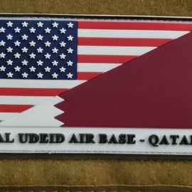 Al Udeid - Qatar / US Flag - Tactically Suited