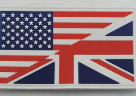 U.S. and UK Flag - PVC Patch - Tactically Suited