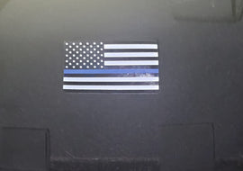 Reflective Thin Blue Line Flag - TPU