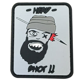 Head Shot PVC Patch
