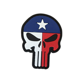 Punisher Texas Flag - PVC Patch - Tactically Suited