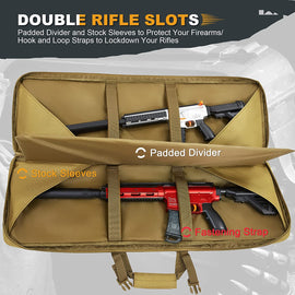 TS Dual Rifle Tactical Bag With Back Straps - 36"