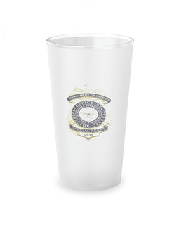 DCIS Badge Frosted Pint Glass, 16oz