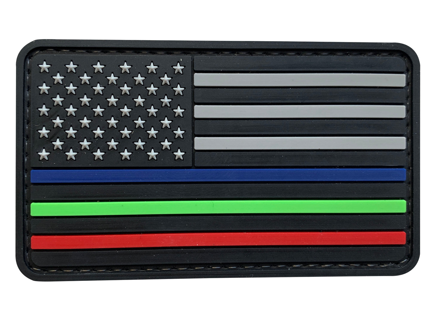 Superman USA Flag Patch - Thin Blue Line Tactical Combat Badge For Vests & Bags