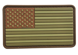 US Flag Forward PVC Patch Multicam