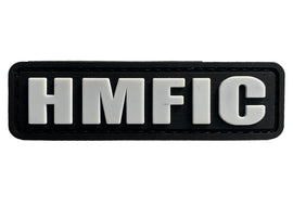 Head Mother Fucker In Charge - Black and White - PVC Patch - Tactically Suited
