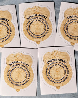 OSI Badge Sticker - FIVE FOR $10 - Tactically Suited