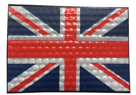 Reflective UK Flag Patch Full Color