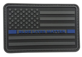 Blue Lives Matter TBL Flag  - PVC Patch - Tactically Suited