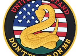 United We Stand Don't Tread On Me PVC Patch - Tactically Suited