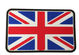 Union Jack Flag Round Corner PVC Patch Full Color - Tactically Suited