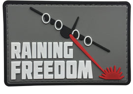 Raining Freedom PVC Patch White