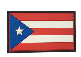 Puerto Rico Flag PVC Patch Full Color