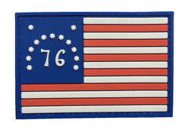 US Flag 1776 PVC Patch
