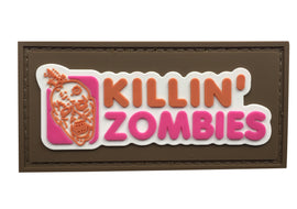 Killing Zombies PVC Patch