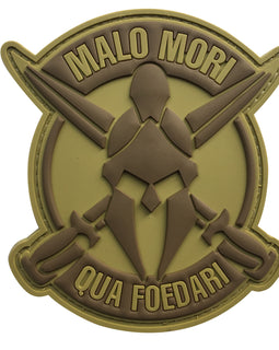 Malo Mori Qua Foedari PVC Patch Brown