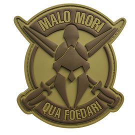 Malo Mori Qua Foedari PVC Patch Brown