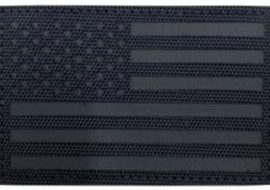 Reflective IR US Flag - Black - Tactically Suited