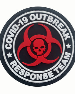 COVID-19 Outbreak Response Team - White - PVC Patch - Tactically Suited