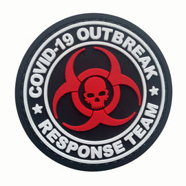 COVID-19 Outbreak Response Team - White - PVC Patch - Tactically Suited