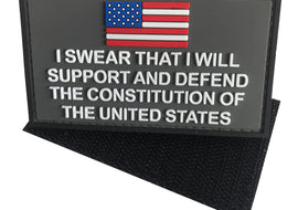 I Swear That I will Support and Defend The Constitution of The United States PVC Patch