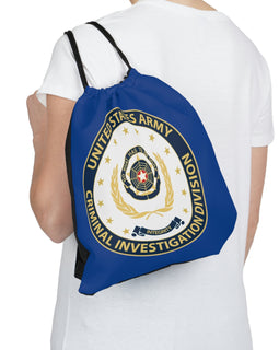 Army CID Seal - Outdoor Drawstring Bag