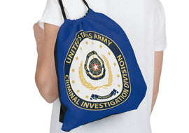 Army CID Seal - Outdoor Drawstring Bag